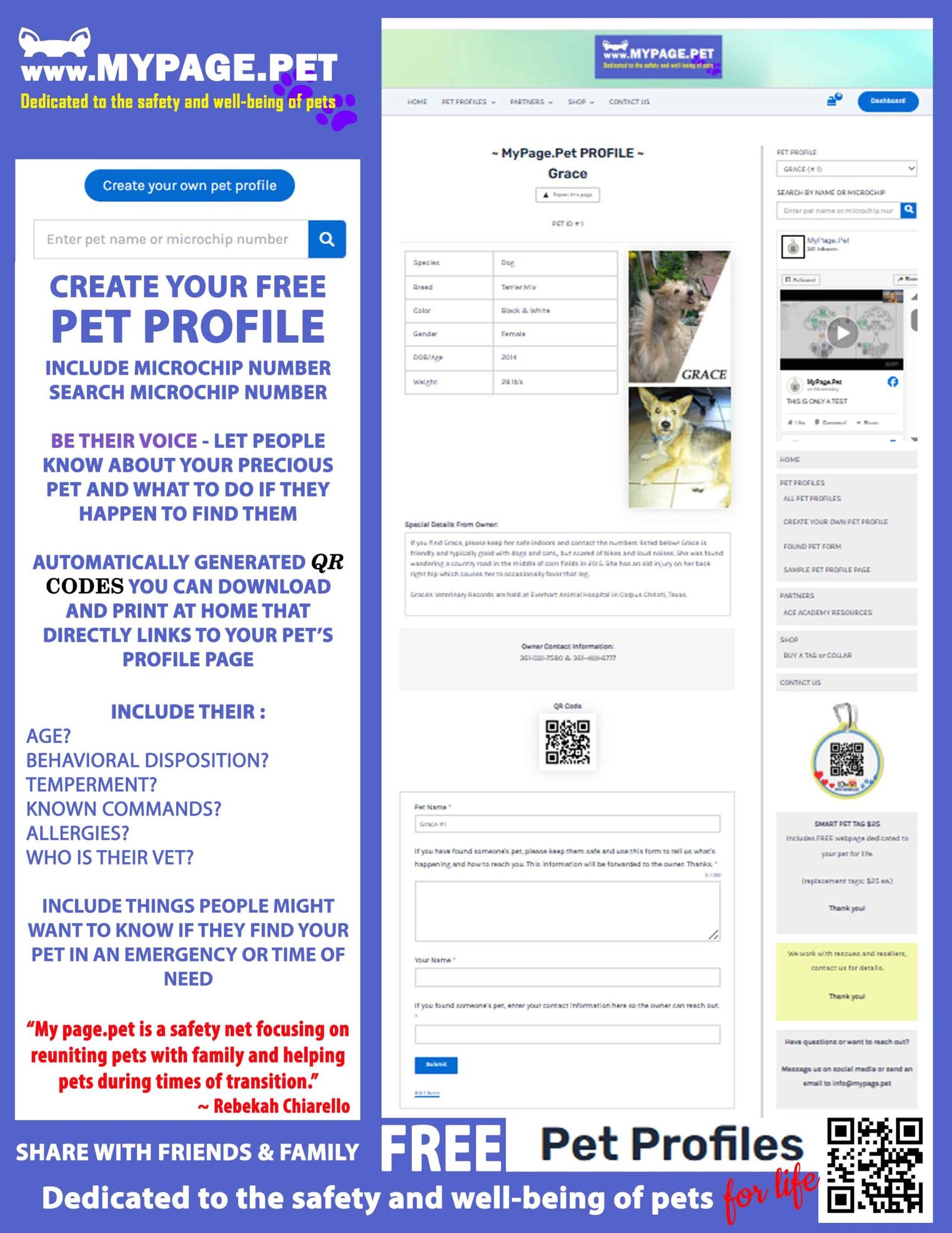 Dedicated to the safety and well-being of pets